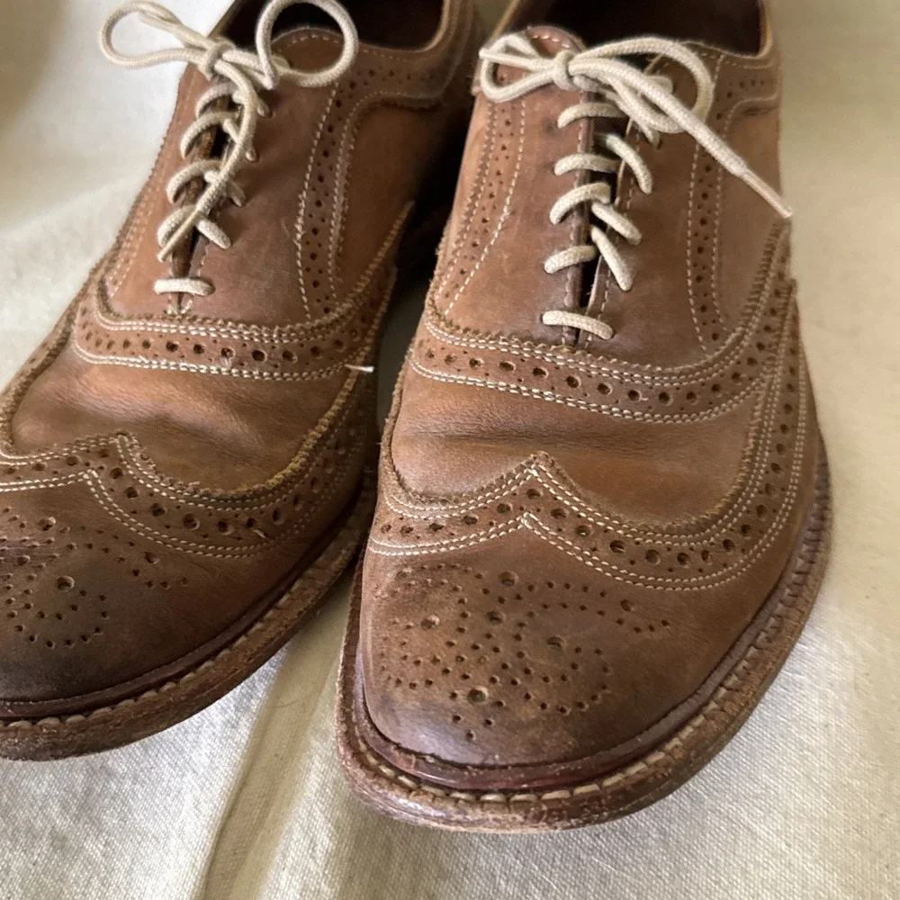 Allen Edmonds Numok Men's Size 13 Cap Toe Oxford Walnut Leather Shoes